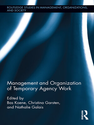 cover image of Management and Organization of Temporary Agency Work